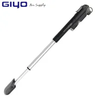 GIYO Portable Mini Multistage Bicycle Air Pump With Pressure Gauge Outdoor Sport Accessories Compact And Easy To Carry