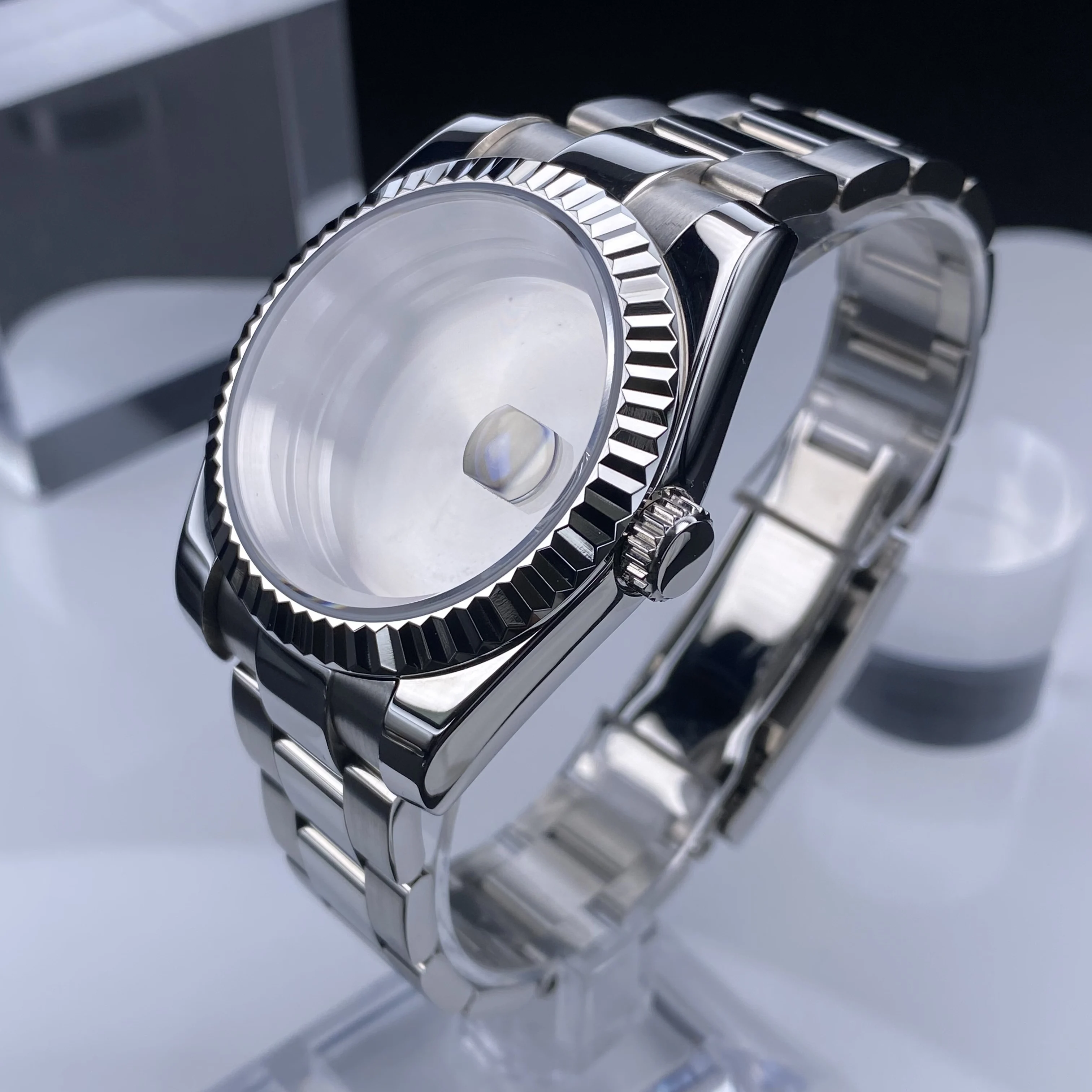 NH35 Высокое качество 39 мм/36 мм с зеркалом из сапфирового стекла, подходящим для ремешка для часов nh35 nh34 nh36 аксессуары для механизмов