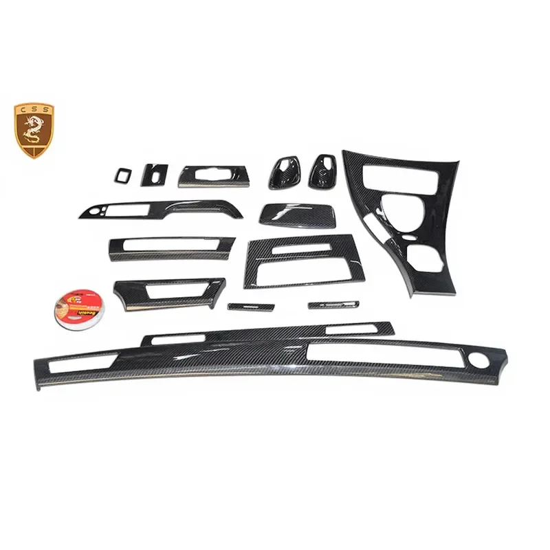 【CHIMU HOME】 Real Carbon Fiber Interior Trim Kit for E92 E93 Coupe Convertible Aesthetic Styling Replacement Set