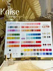 KAISE Mismatched 126 Colors Multicolor Nail gel set Fashion Nail salon New model 2024 Nail art kit hot item Non-toxic Uv gel