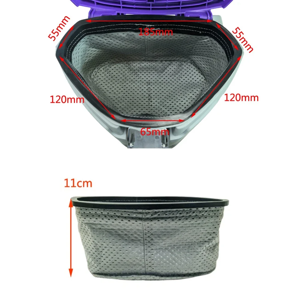 2/1 قطعة فلتر مكنسة كهربائية من القماش فائق النعومة وحقيبة عزل الغبار لـ ProTeam لـ GoFit 3 مكنسة كهربائية على الظهر التجارية