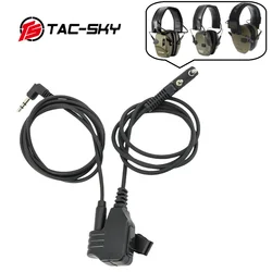 TS TAC-SKY Tactical Headset Accessory Compatible With Walkers Razors /Howard Leight Sport Hearing Protection Shooting Earmuffs