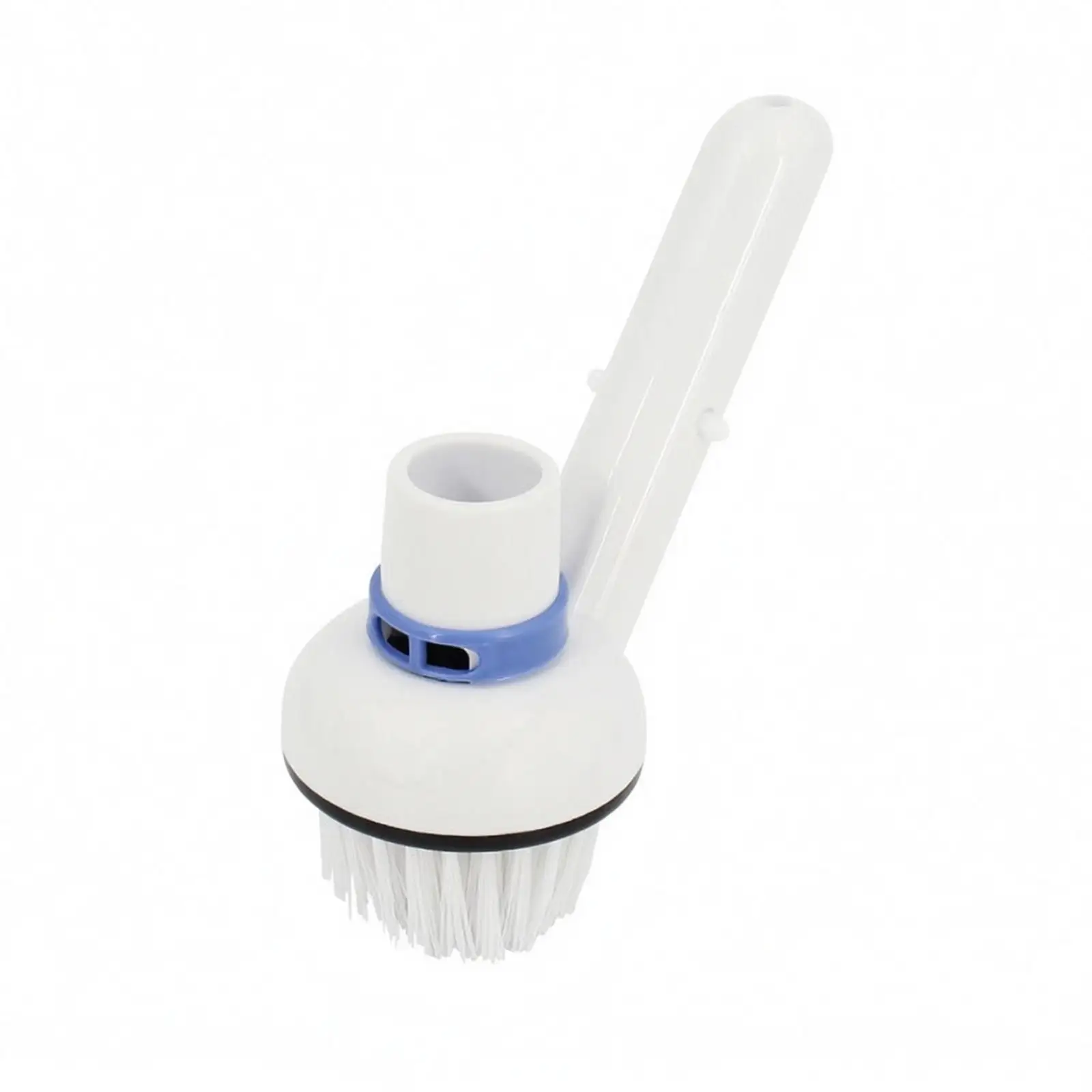 Pool Corner Cleaner Brush with Angled Handle for Swimming Pool Steps and Seams Cleaning Tool