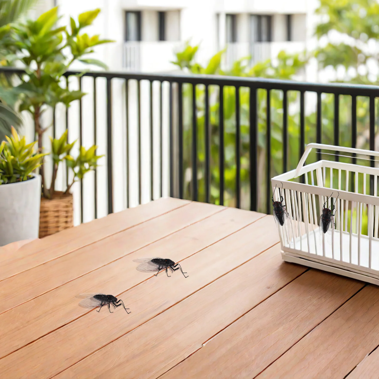 4 قطعة الزيز البلاستيك الصغير لحديقة ديكور المشهد الصغير اكسسوارات في الهواء الطلق ساحة فناء شرفة تررم حلية