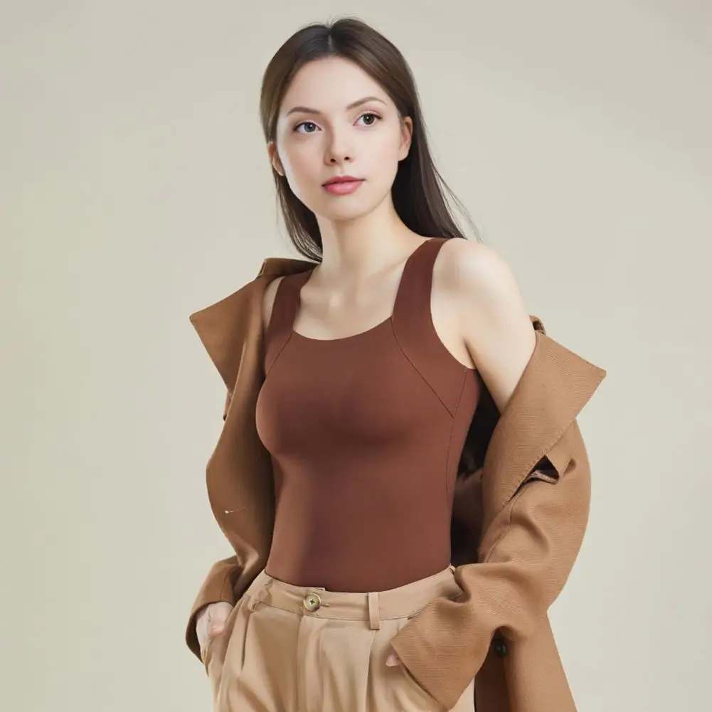 

Женская майка со встроенным бюстгальтером, высокоэластичная, облегающая, корректирующая фигуру, для фитнеса и комфорта