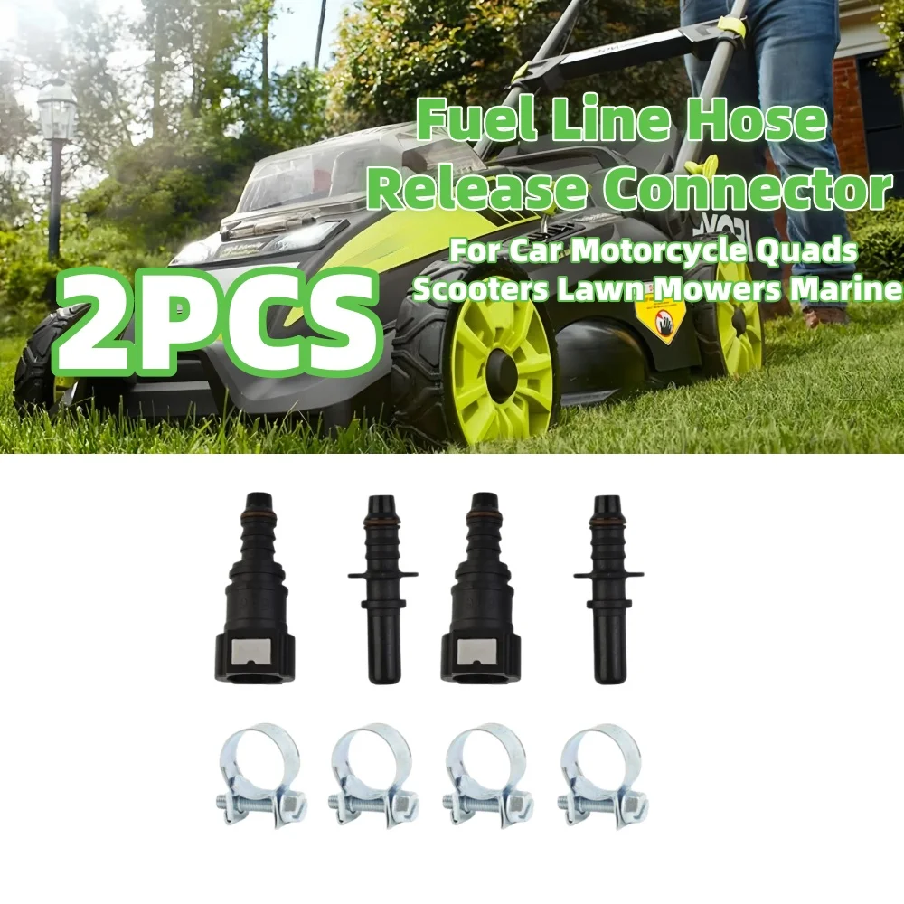 

Motorcycle Fuel Line Hose Release Connector With Hose Clamp 9.89 Quick For Car Motorcycle Quads Scooters Lawn Mowers Marine
