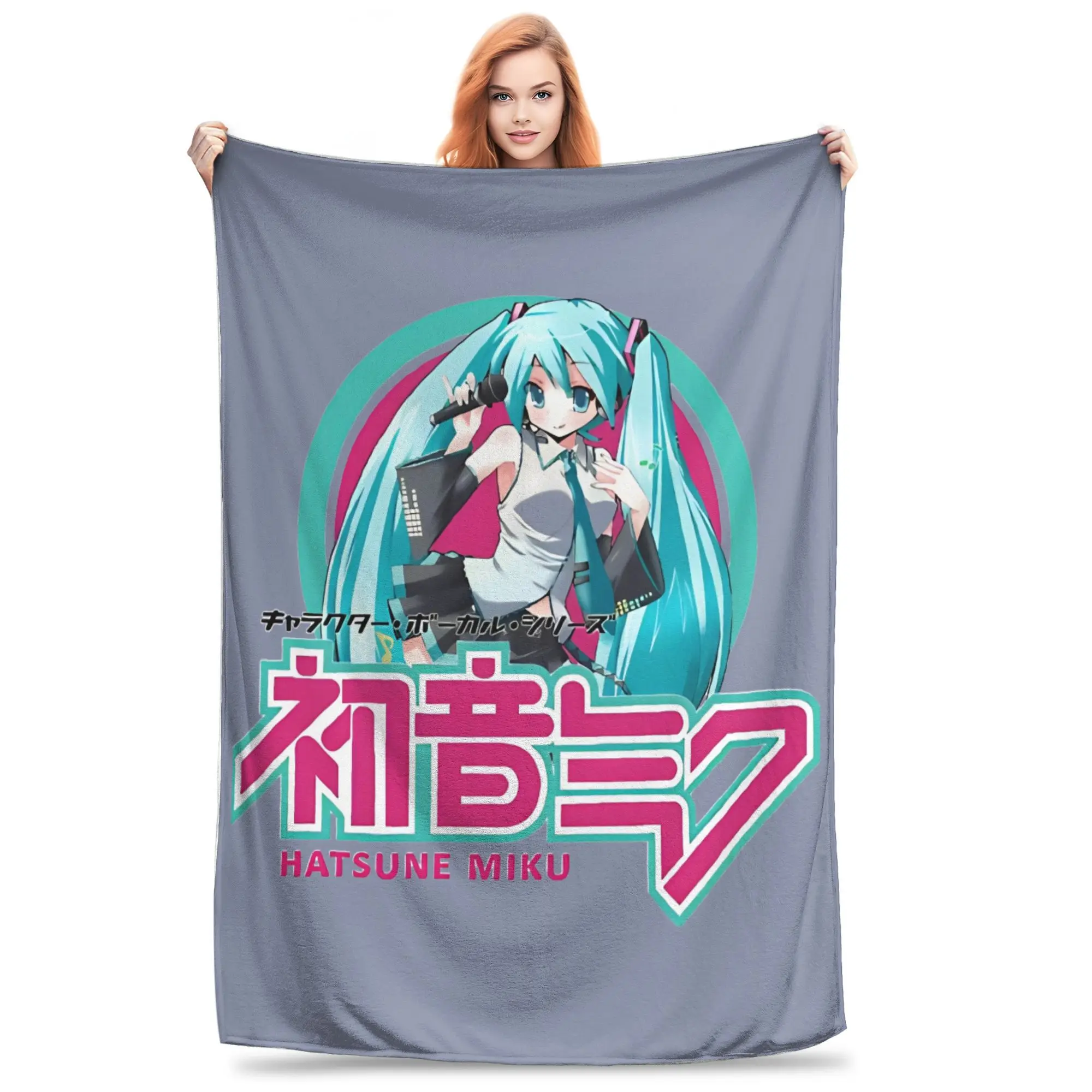 

The Diva Hatsune Miku Blanket Ultra Soft Throw Blankets for Couch 50x60 Inch Multiple Sizes Rug Piece