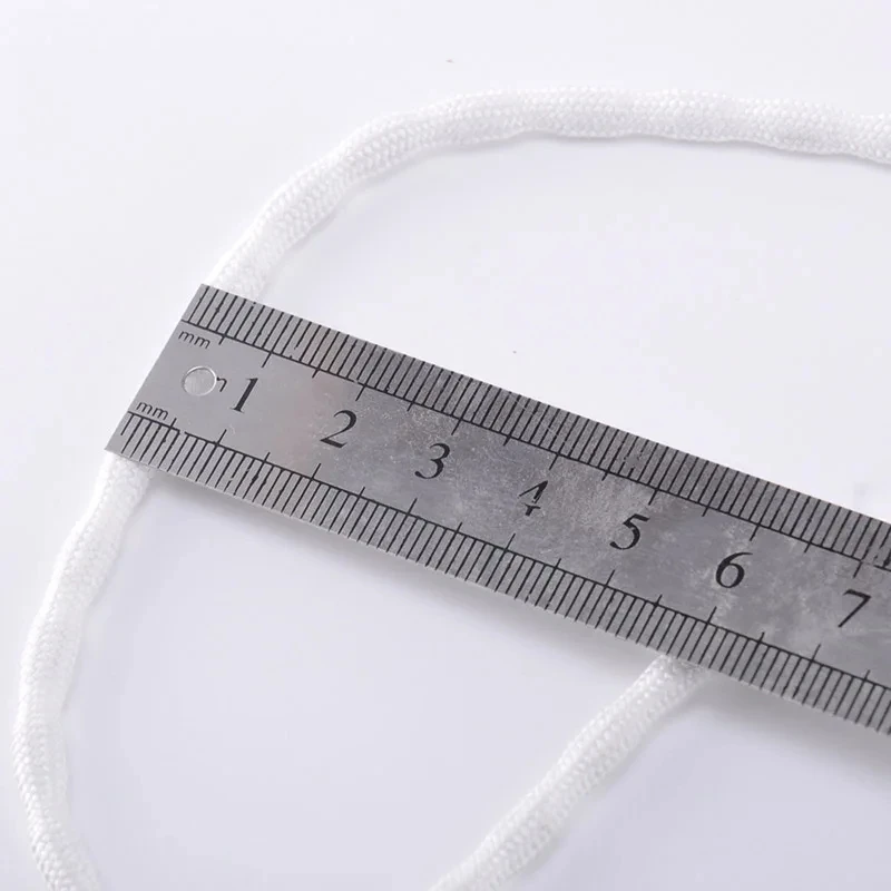 Wholesale Lead Rope DIY Coating Curtain White Cotton Thread Rope Put Bottom Tulle Weight Make Drapes Pendant Curtain Accessories