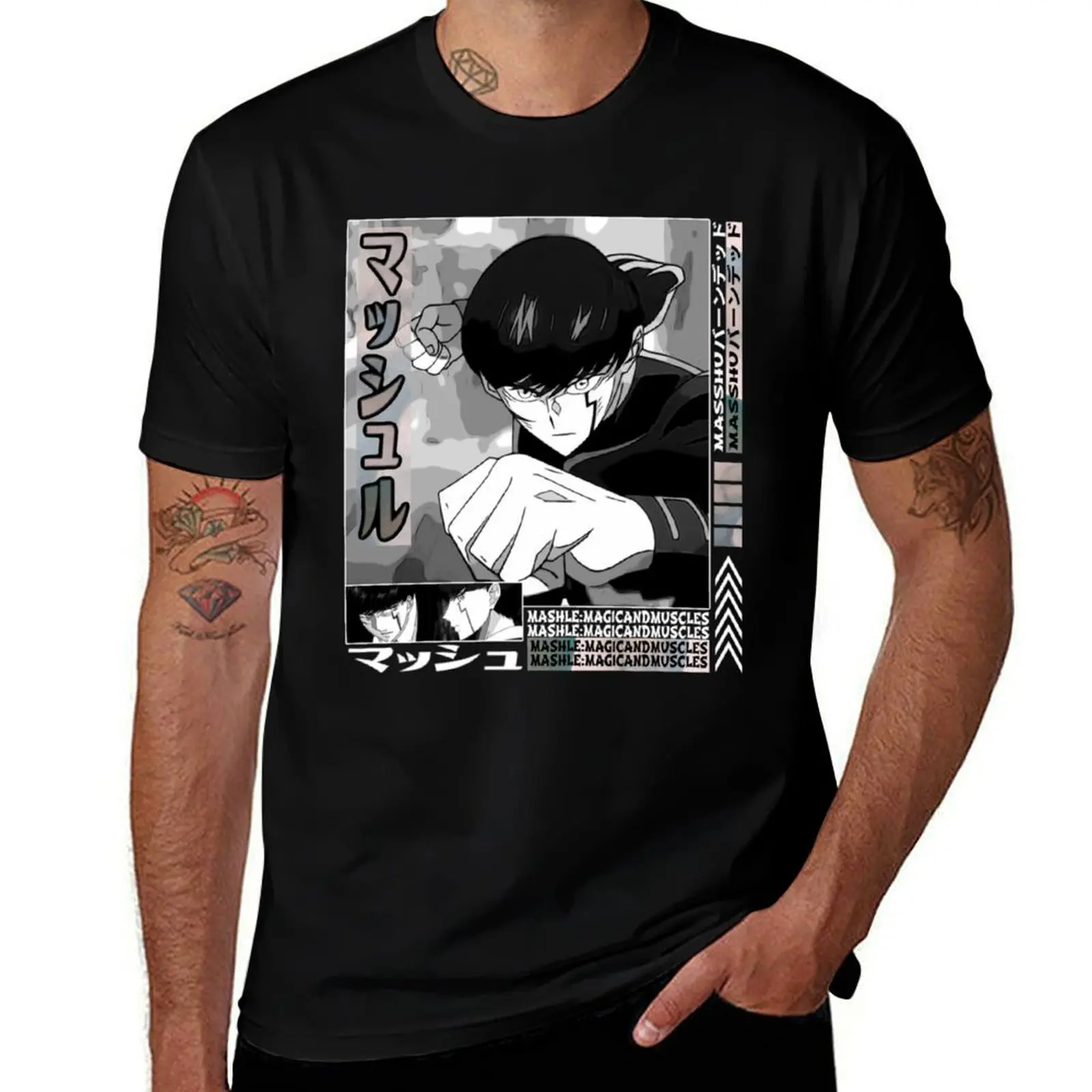 

Mash Burnedead Mashle: Magic and Muscles T-Shirt man t shirt summer T-Shirt