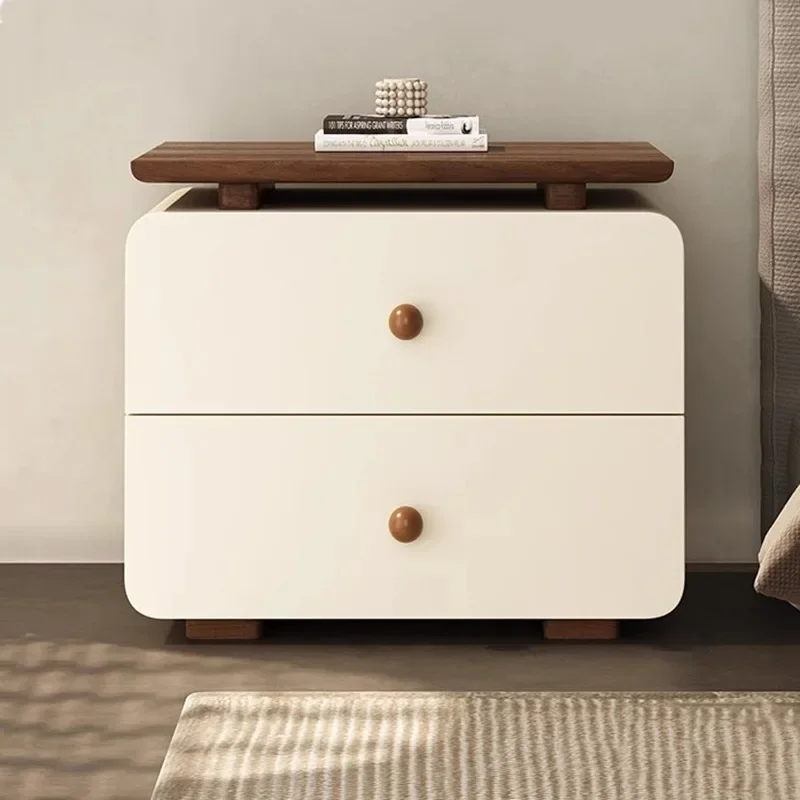 

Decorations Simple Nightstands Rustic Movable Aesthetic Night Tables Minimalist European Mesa De Noche Bedroom Furniture