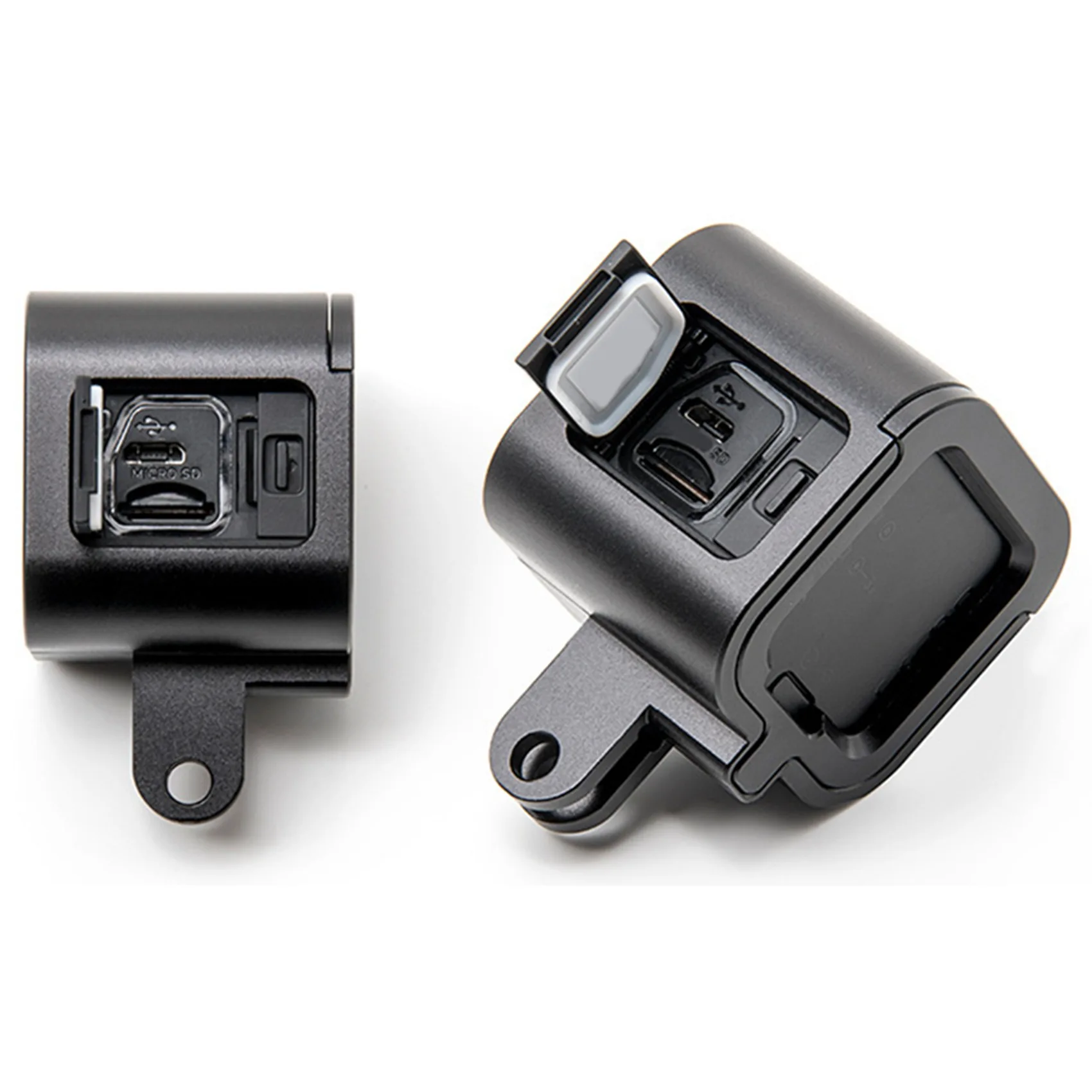 2 caixas de liga de alumínio para câmera, estrutura protetora padrão de liga de alumínio para gopro hero 5 sessão/hero 4 sessão