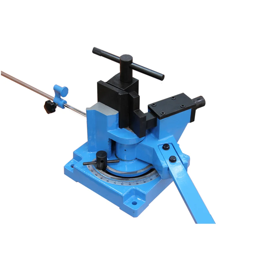 UB100A Heavy Forming Machine Square Round Metal Manual Steel Bar Bender Machine Flat Bar Pipe Universal Bending Machine