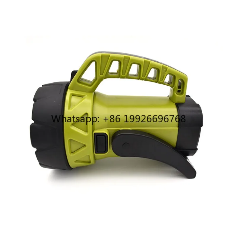 

Мощный перезаряжаемый фонарь-прожектор IP68 с зеленым светодиодом и корпусом из ABS-пластика, водонепроницаемый, для кемпинга