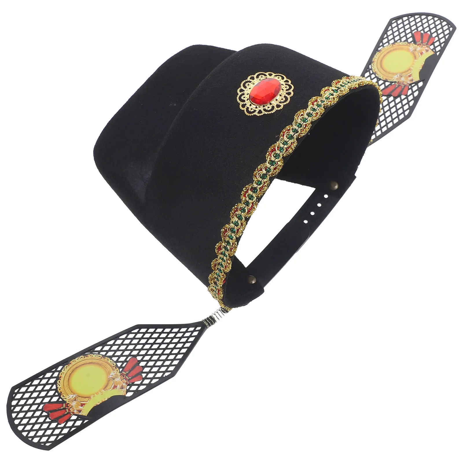 دعامة إله الثروة لحفلات الأداء المسرحي والقبعات الصينية