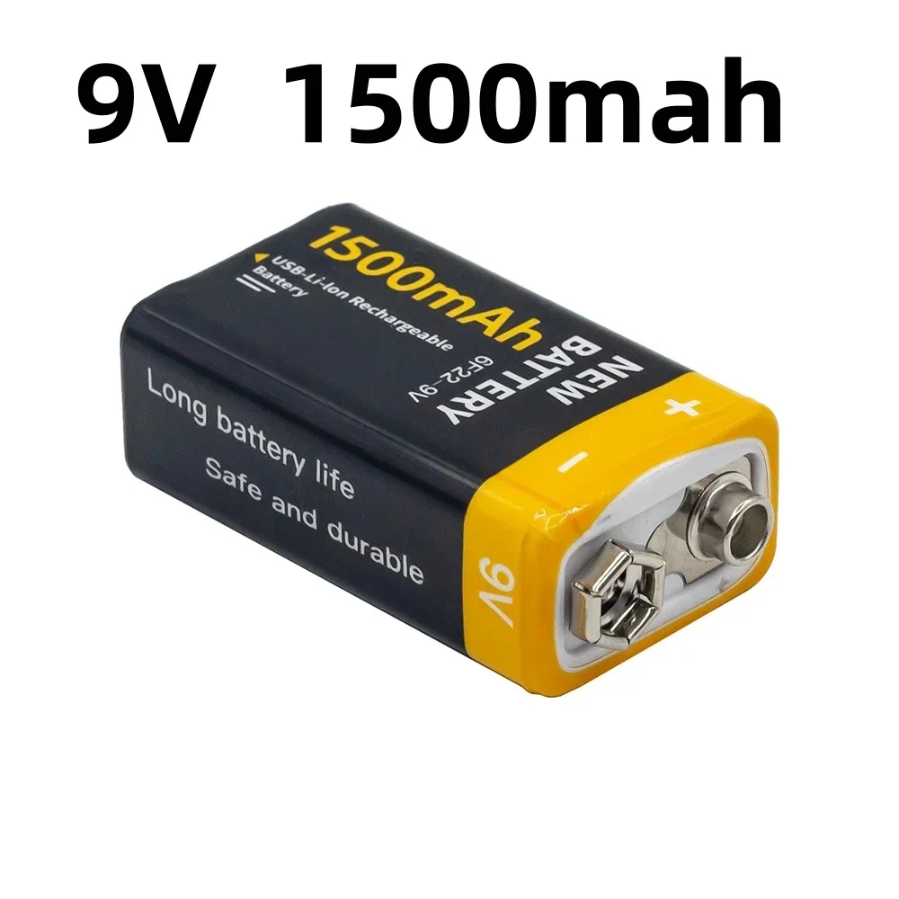 

. Аккумуляторная батарея с разъемом USB Type-C, 1500 мАч, 6F22, 9 в