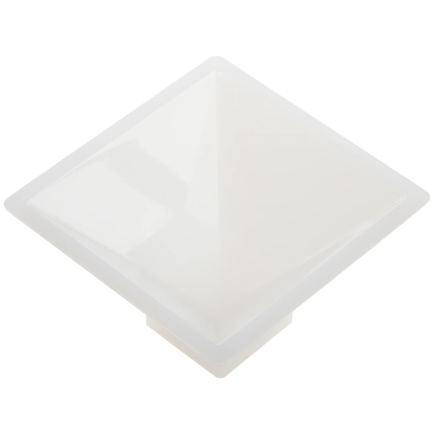 แม่พิมพ์ซิลิโคนรูปทรงพีระมิดขนาดใหญ่ ABQR สำหรับทำเครื่องประดับ งานฝีมือ ขนาด 9.5x9.5x6 ซม.