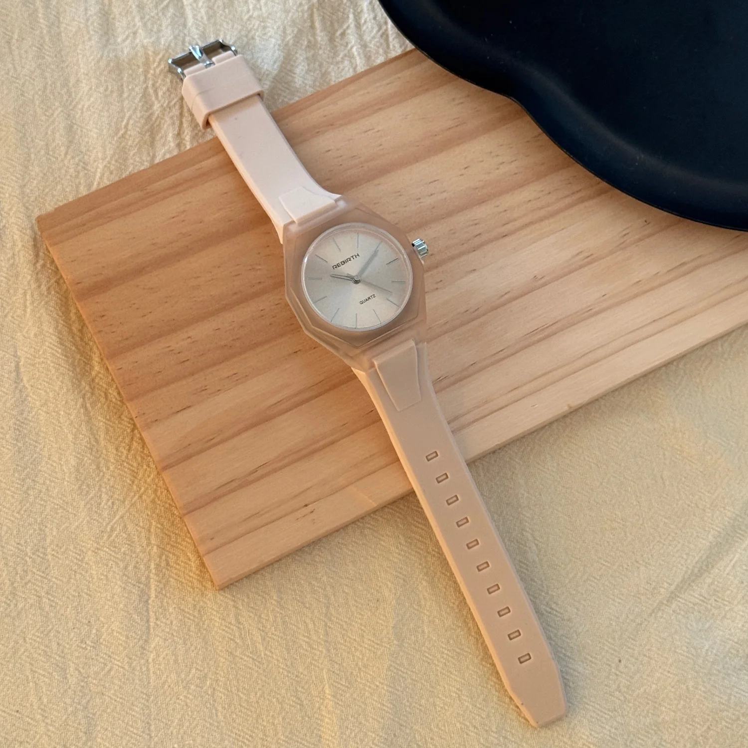 Modische Sport-Armbanduhr mit Silikonarmband, Analoger Quarzmechanismus, Schlichte Skala, Damen-Armbanduhren, Lässige Unisex-Uhren, Studenten- und Paaruhren – Detail 15