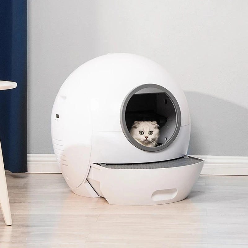 

Automatic Cat Litter Box Self Cleaning Sandbox Cats WC Closed Smart Deodorant Cat Tolilet Wifi Automatic Shoveling of Feces