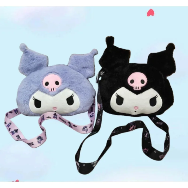 

Anime Cosplay Cute Cartoon Kuromi Plush Bag Small Change Tote Handbags Shoulder Bags Girls Kawaii Messenger Bags Christmas Gifts
