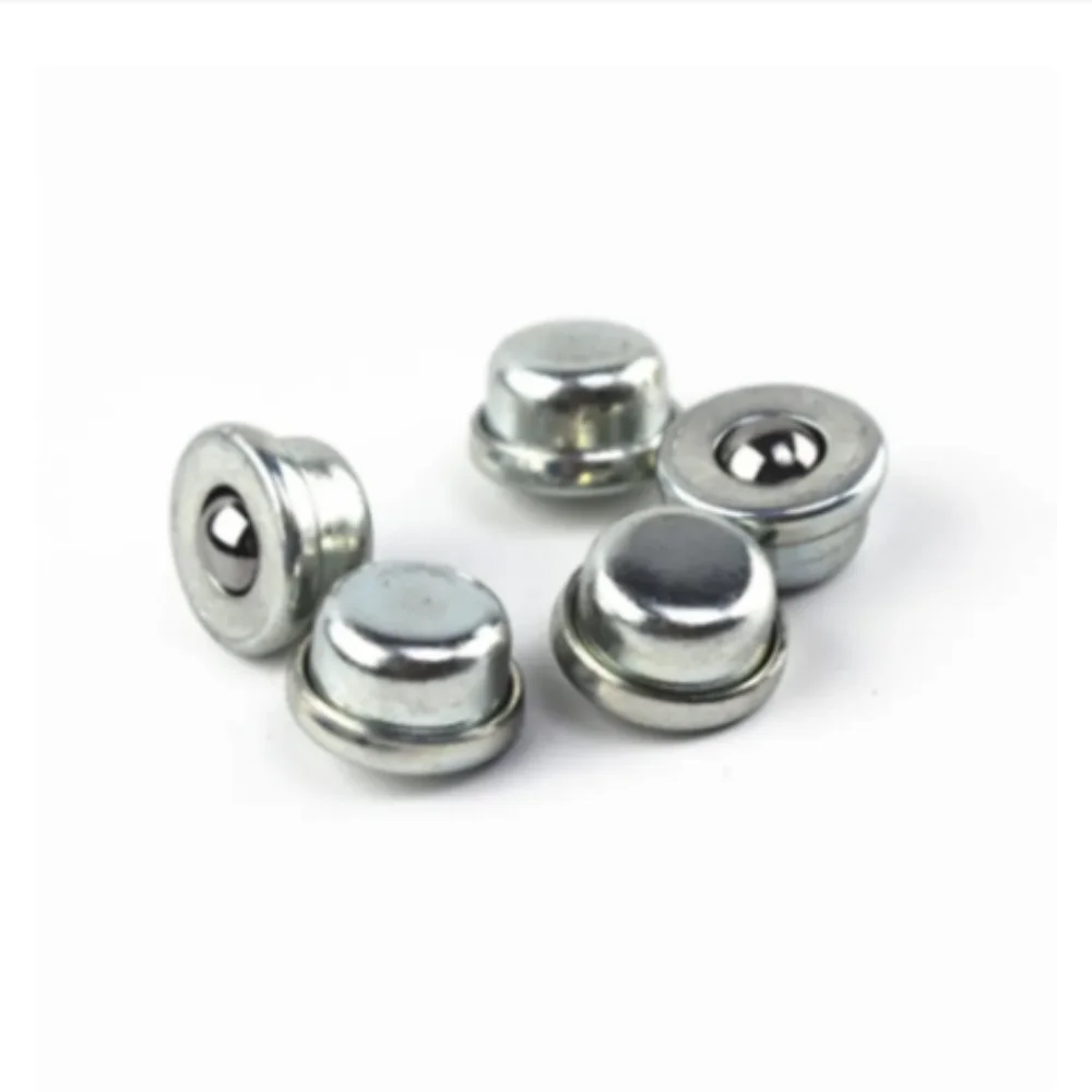 10pcs Dia 8mm Ball Metal Transfer Bearing Unit Conveyor Roller CY-8H