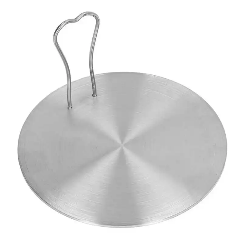 Plaque Diffuseur de Chaleur pour Cuisine Domestique, en Acier Inoxydable, Plaque à Induction, Cuisinière Électrique, Adaptateur Diffuseur, Convertisseur d'Induction