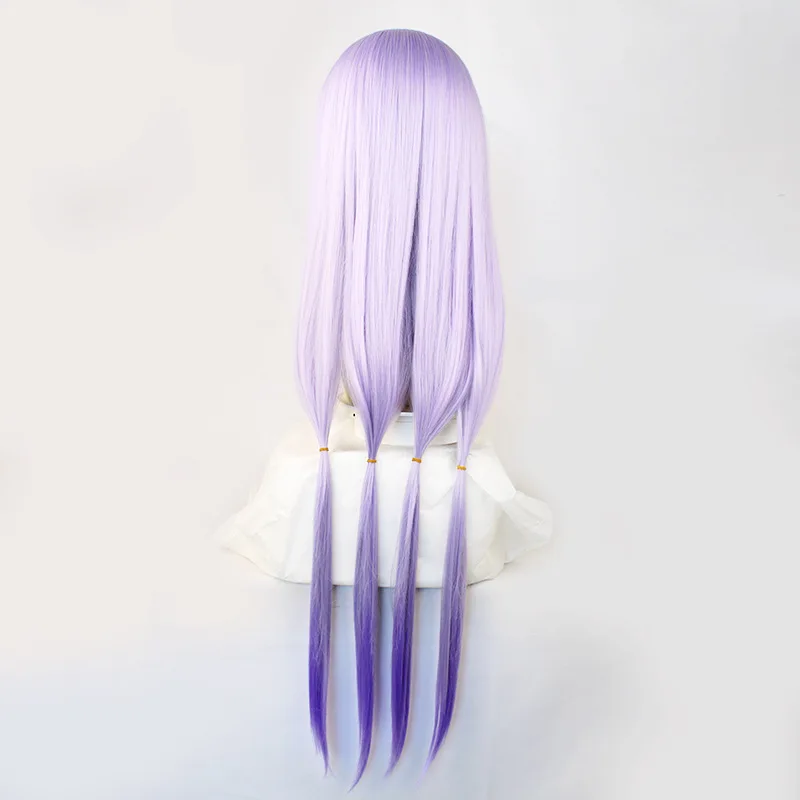 

Парик для косплея «Сонная принцесса в Демоническом замке» (Syalis), фиолетовый градиент, длинные волосы, термостойкое синтетическое волокно, парик для вечеринок