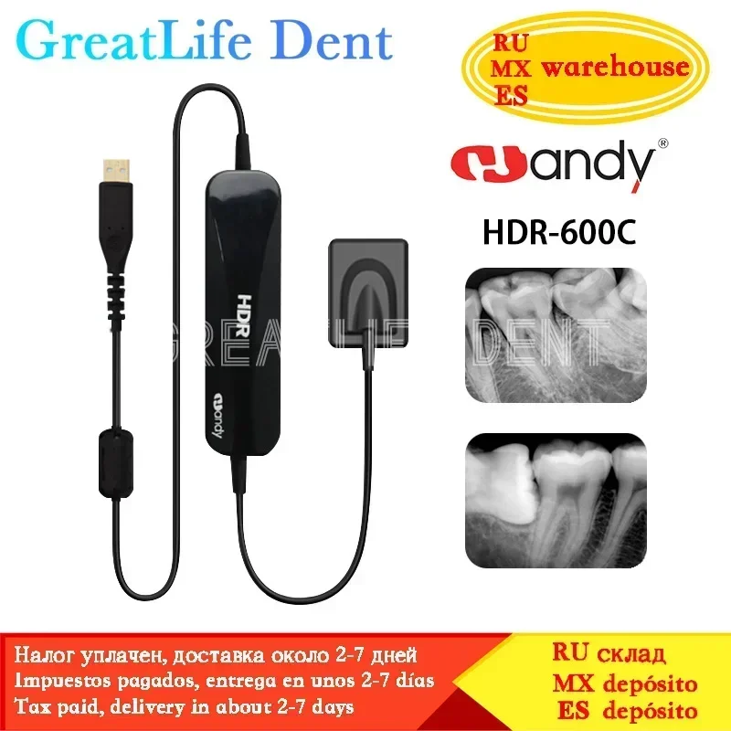 US MX RU EU In Stock GreatLife Waterproof Original Nanopix Rvg Intraoral Imaging System Digital Dental Sensor X-Ray Rvg Image