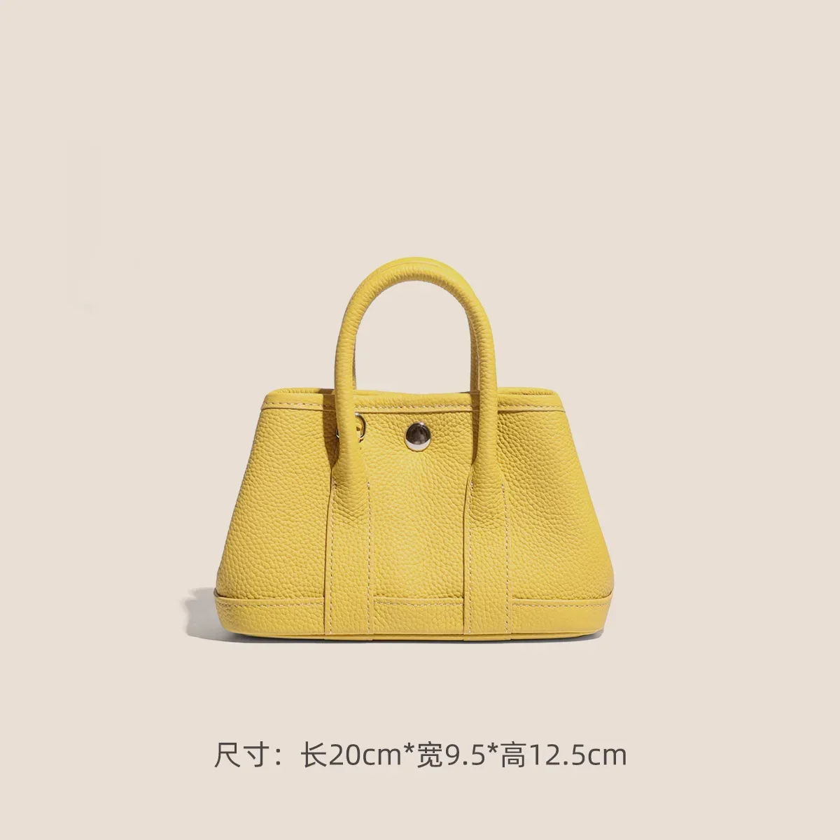

100% Genuine Leather Simple Vintage Diaper Bag Shopper Handbag Ladies Elegant Solid Color Commuter Nappy