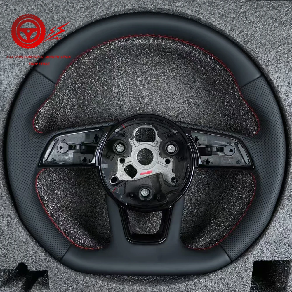 

Sports Leather for Audi Steering Wheel Fit for Audi A3 8v A4 B9 A5 A6 Q5 S5 S9 Car Steering Wheel