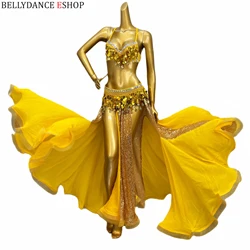 Costumes de danse du ventre pour femmes, ensemble sexy, tenue de performance sur scène, vêtements de séparés euse de carnaval, vêtements financièrement, nouveau