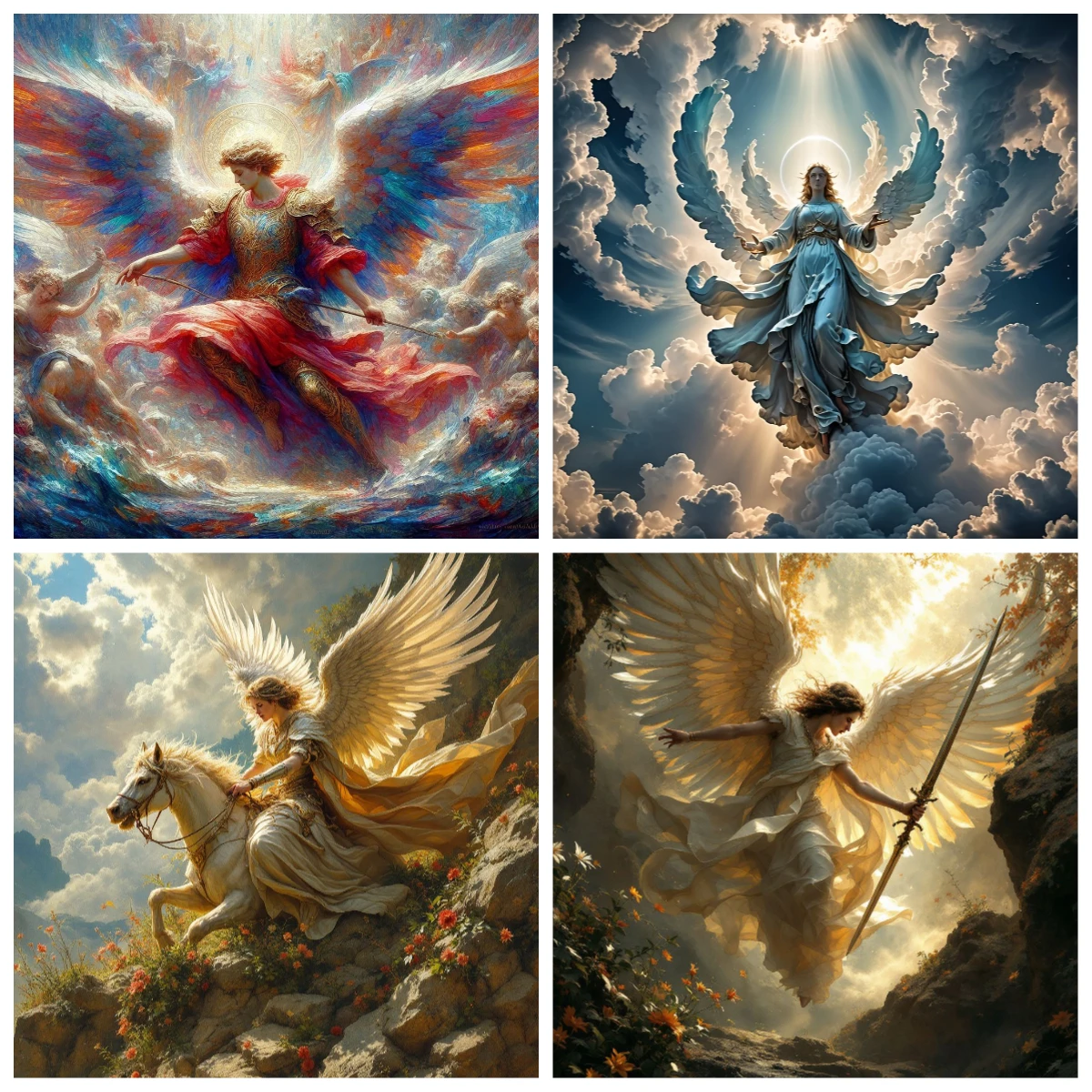 

Christian Angel Theme Jigsaw Puzzle 500/1024 PCS Friends Party Puzzle Game Home Decor Holiday Gifts