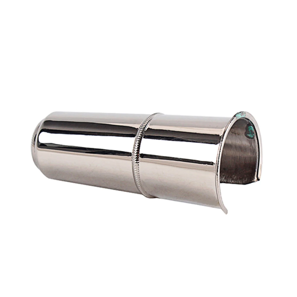 

Universal 84Mm Tenor Saxophone Protective Cap C53C Size L Silver Dust Cover Mouthpiece Cleaner Pure Tone Metal Sax Cap Accessory