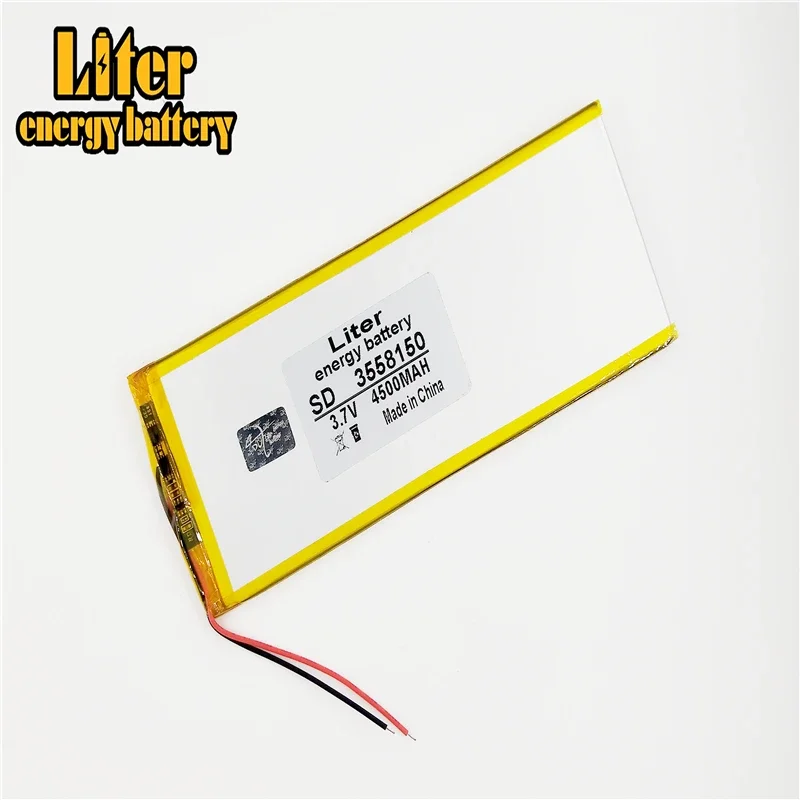 3.7V 3558150 4500MAH 3560150 (polymer lithium ion battery) Li-ion battery for tablet pc 7 inch 8 inch 9inch