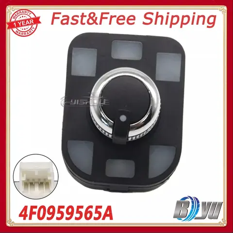자동차 손잡이 백미러 조정 스위치 아우디 A1 A2 A3 A4 A6 A8 Q7 TT S6 R8 RS4 RS6 TTRS S4 4F 0959565 A