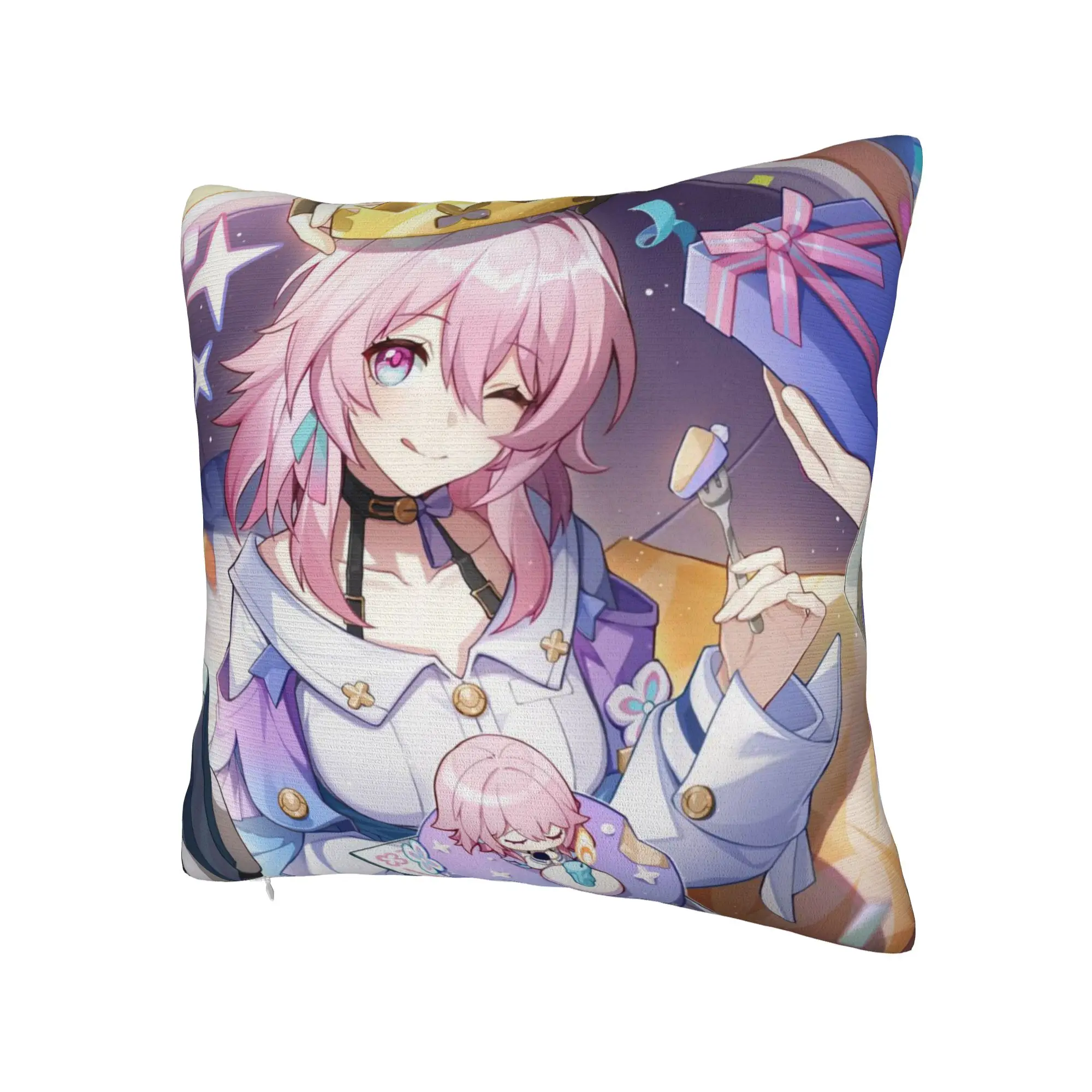 Decorative Pillowcases Honkai Star Rail Accessories Home  Pillow Case Cover Zipper Multi Size