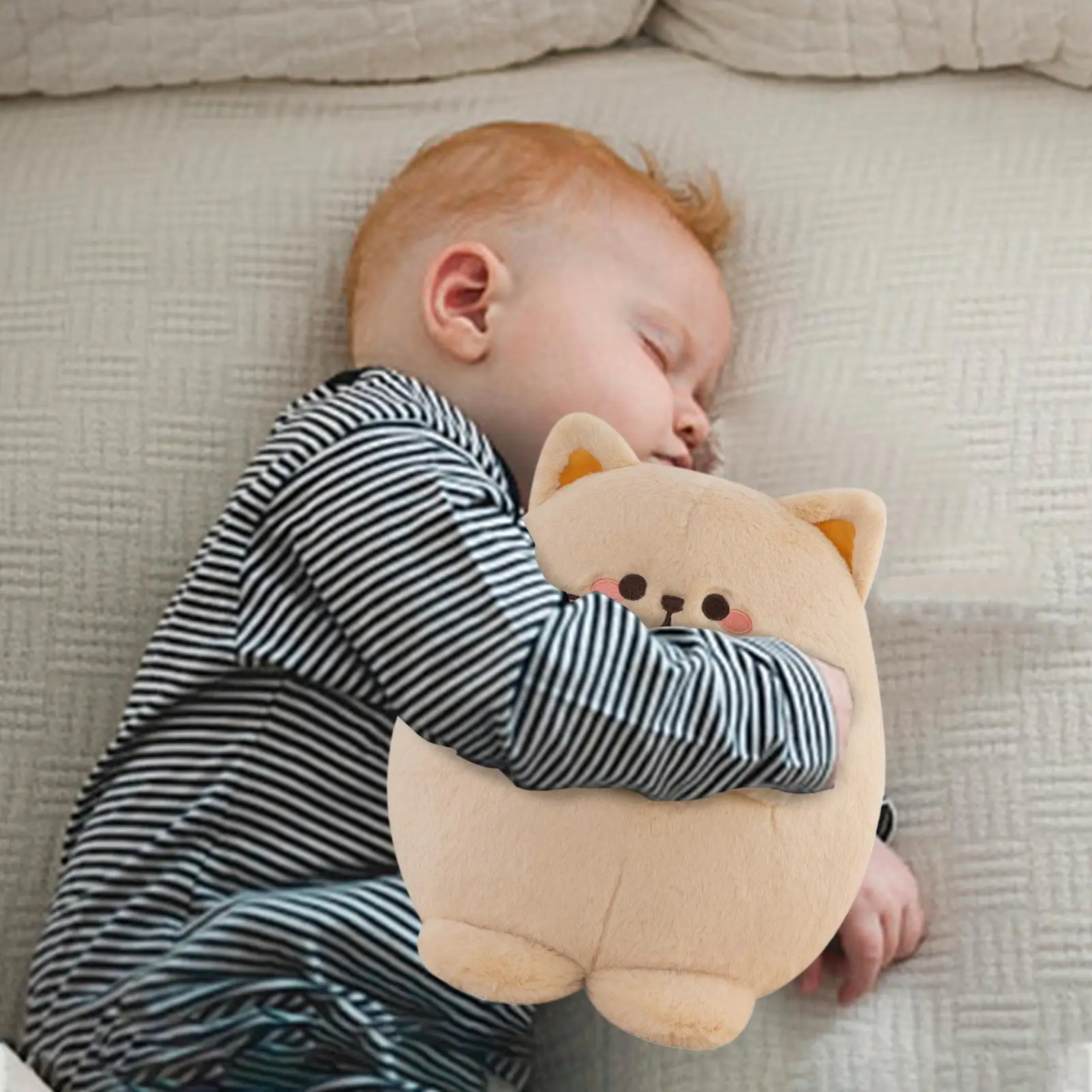 

Cat Stuffed Animal Huggable Doll 13.78 Inches Plush Toys Holding Avocado for Adults Friends Sleeping Bedroom Living Room Home