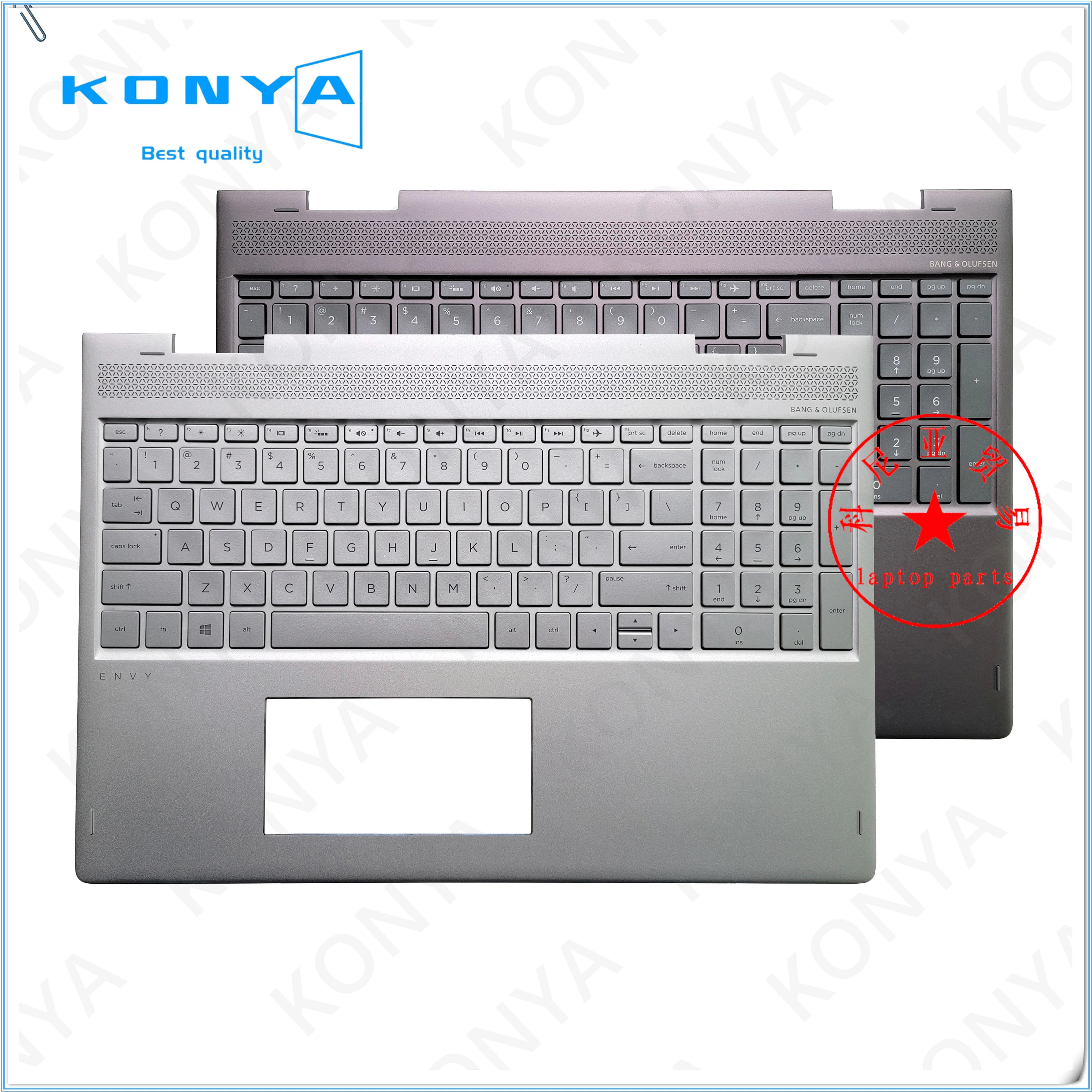 

New Original For HP ENVY X360 15-BP 15-BQ TPN-W127 Series Laptop Palmrest Upper Case Cover With Backlit Keyboard L22412-001