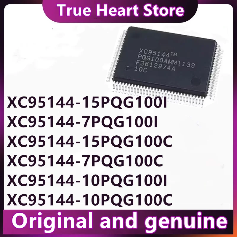 XC95144-10PQG100C XC95144-15PQ100I XC95144-7PQ100I XC95144-15PQG100C SMT حزمة QFP100 رقاقة قابلة للبرمجة 1 قطعة/الوحدة