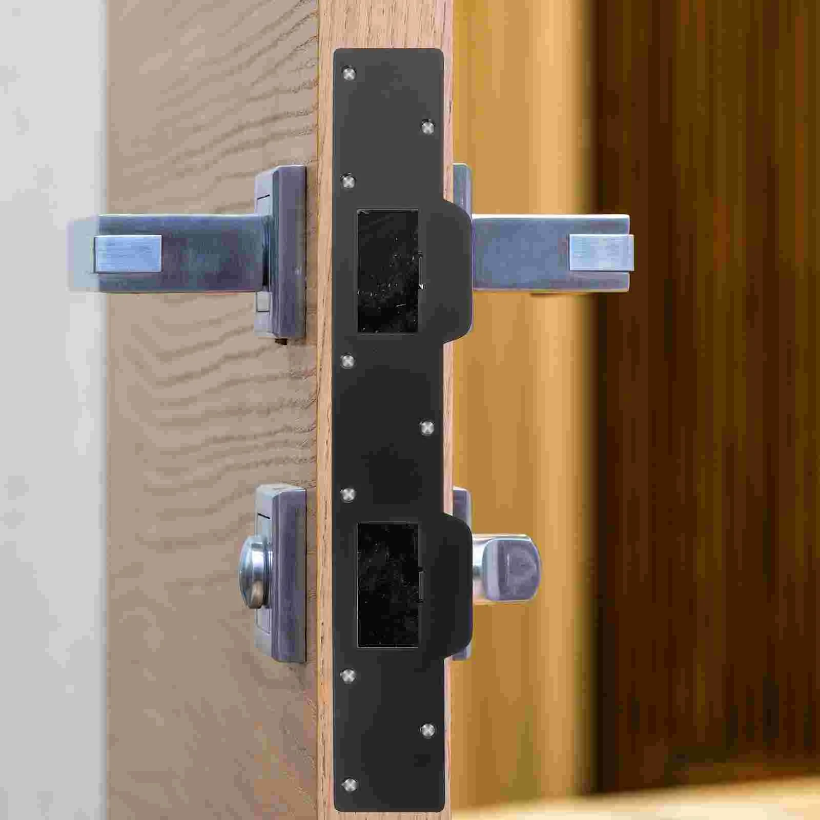 

Heavy Duty Latch Plate Double Hole Reinforcement Security Strike Plates for Doors Security Strike Plate Door Hardware