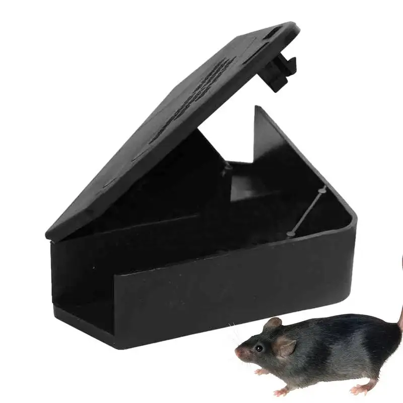 Mouses Bait Station Mice Stations Trap Bait Reusable Triangle Bait Station Bait Boxes For Mice Mouses Box For Indoor Outdoor