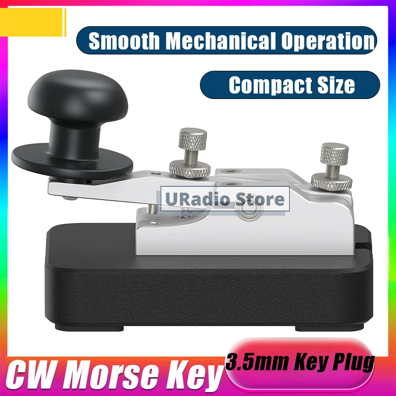 cle-telegraphique-cw-laomao-old-cat-cle-droite-prise-35-mm-base-robuste-reglable-manuelle-pour-radios-amateur-qrp-ft-817