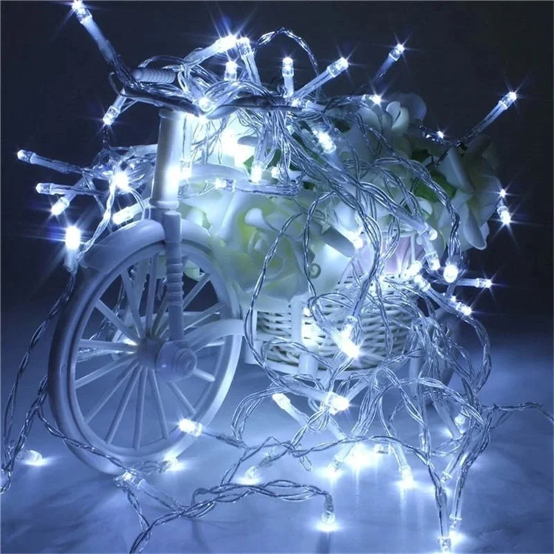2M 4M 10M LED String Lights 3*AA Battery Operated Waterproof Fairy LED Christmas Lights For Holiday Party Wedding Decoration