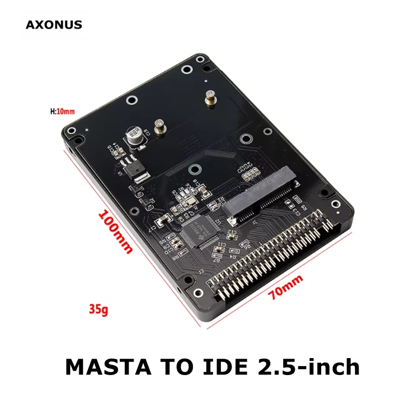 MINI PCI-E SSD to IDE44P Pin Solid State Drive Box MSATA to IDE 2.5-inch Adapter Card