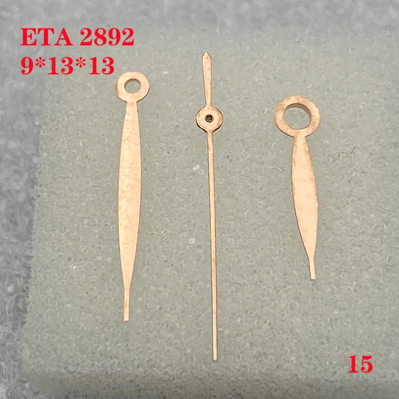 Watch Accessories Watch Hand 3 Needles for ETA 2892 Movement Size 9.0mm*13.0mm*13.0mm Man\'s No.015