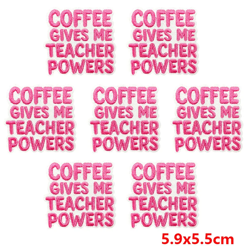 10 Pcs/Lot Wholesale Pink Book Applique/Embroidery Patch Iron On Patches For Clothing Thermoadhesiv Patches On Clothes Stickers