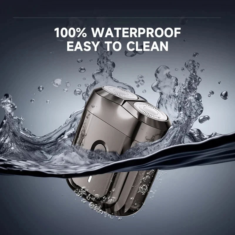 

New Men's Electric Shaver Rechargeable Portable Electric Shaver Beard Trimmer