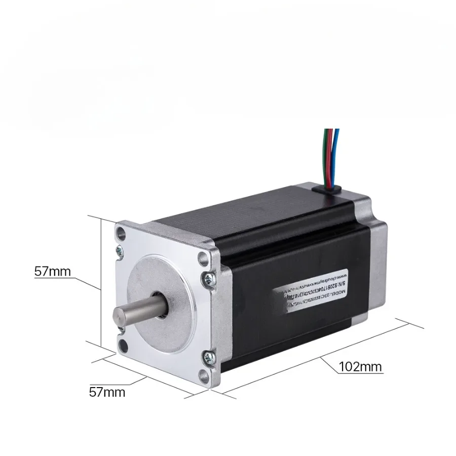 23 Stepper Motor 57mm 2 Phase 300Ncm 5A Stepper Motor 4-lead  Cable for 3D printer CNC Engraving Milling Machine