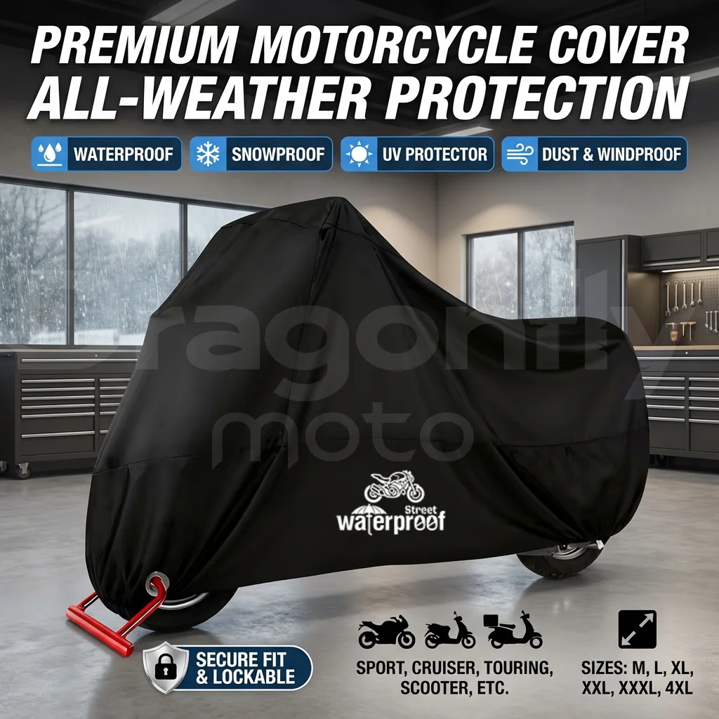 

Motorcycle Cover For YAMAHA XJR1200 XJR1300 XJR 1200 1300 Outdoor Uv Protector Bike Rain Dustproof Scooter Covers Waterproof 190