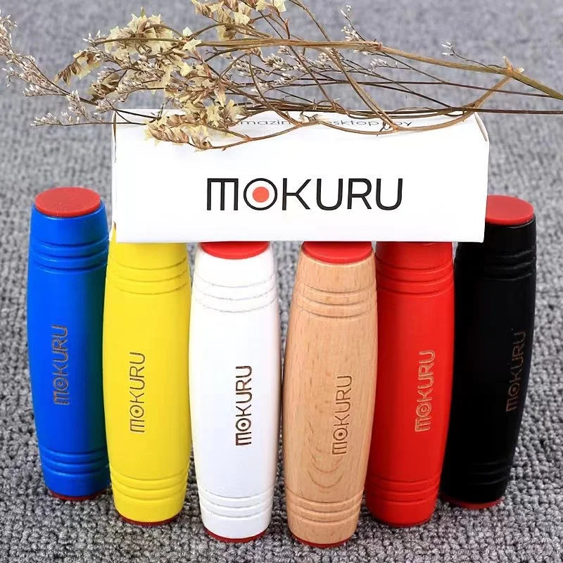 New Stick Mokuru Fingertip Wheel Tabletop Flip Can Fun Hot Table Toy Relieves Stress Improves Anxiety Popular Adult Toy Gift