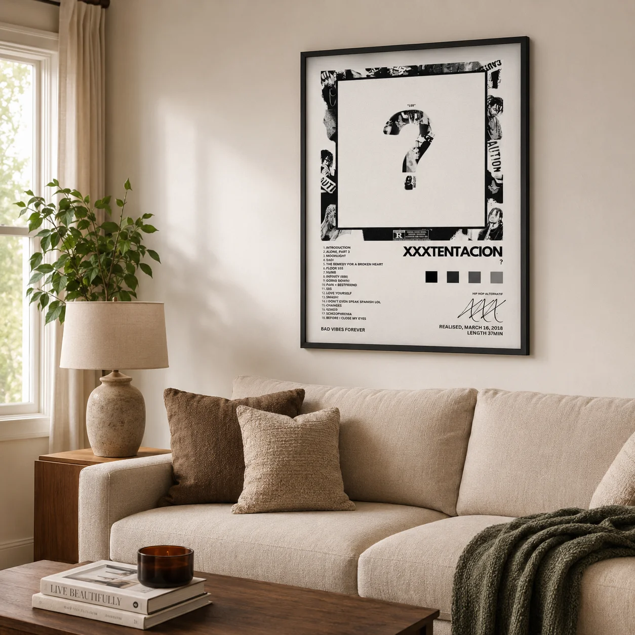 Canvas Wall Print, Modern Art Illustration, High‑Grade Home Decoration Artwork for Bedroom, Living Room, Office & Interior Space